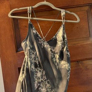 Free People Silk Slip Maxi